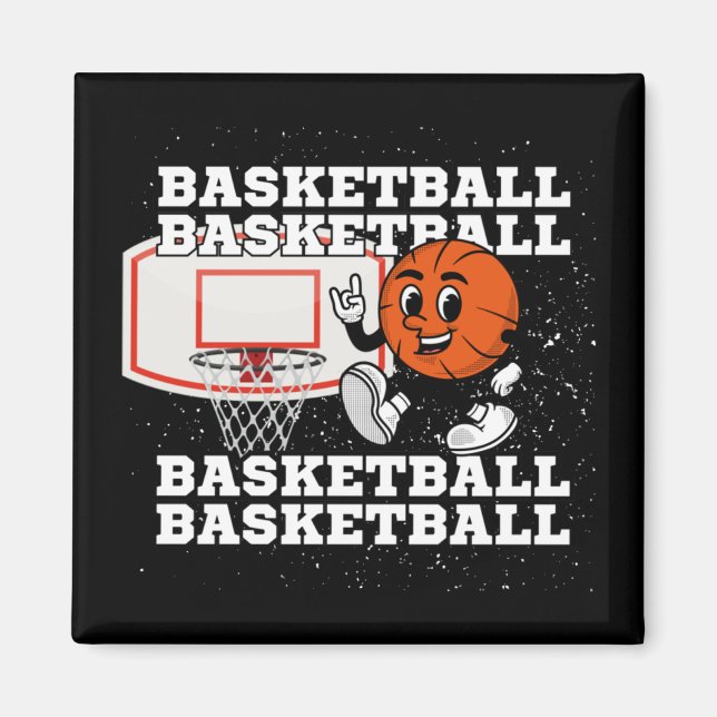 Aimant Basket-ball - Cerceau (Devant)