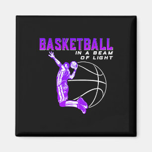Aimant Basket-ball dans un rayon de lumière