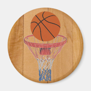 Aimant Basket-ball et panier