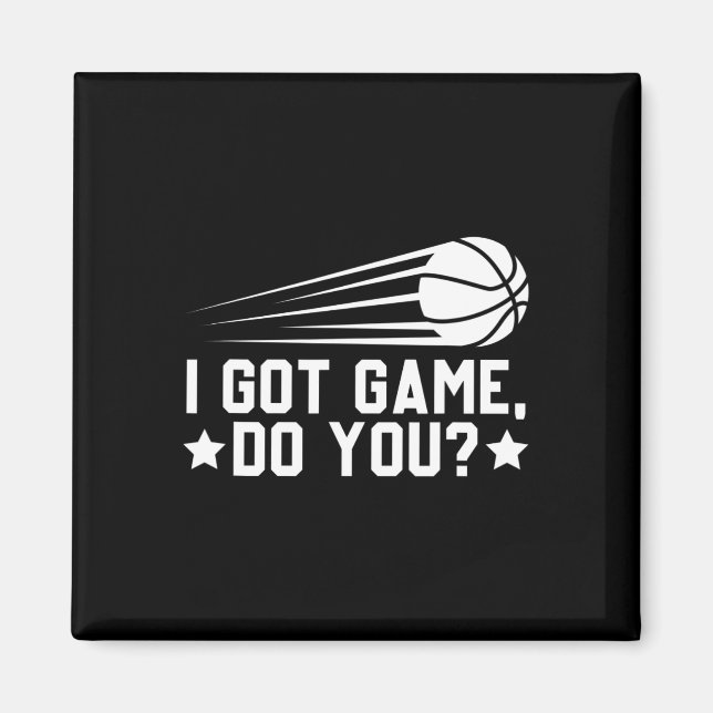 Aimant Basket-ball J'Ai Jeu Do You (Devant)
