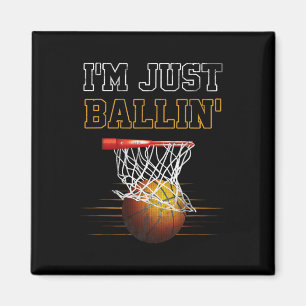 Aimant Basket-ball Je suis juste Ballin' Coach Joueur d'é