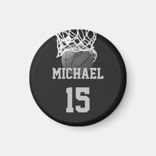 Aimant Basket-ball Votre nom