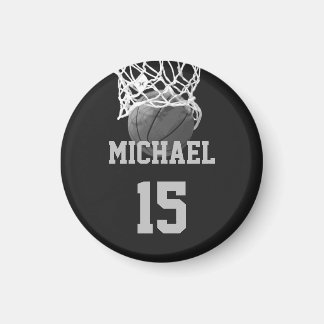 Aimant Basket-ball Votre nom
