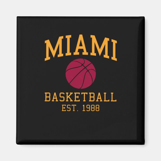 Aimant Basket de Miami (Devant)