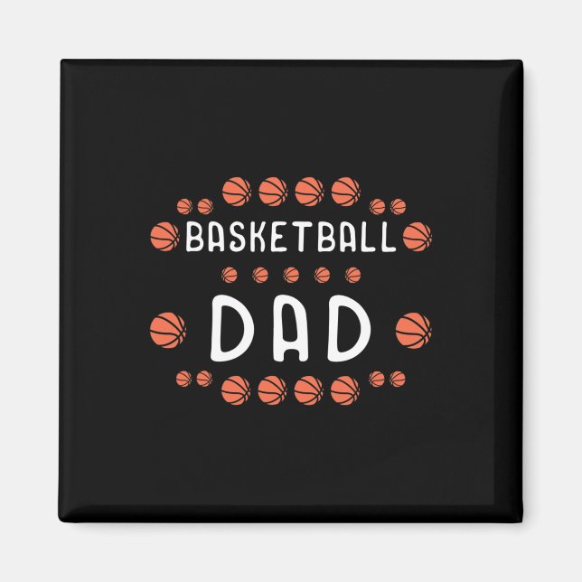 Aimant Basket papa Fan Best Daddy Ever Hooper (Devant)