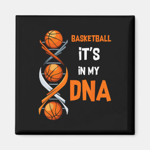 Aimant Basketball C'est dans mon ADN Fun Player Coach Tea