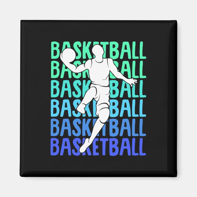 Aimant Basketball Enfants Garçons Hommes 2 (Devant)