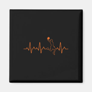 Aimant Basketball Heartbeat Player Ball Coach Don Pour M