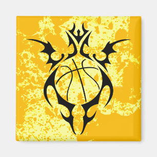 Aimant basketball. tribal.