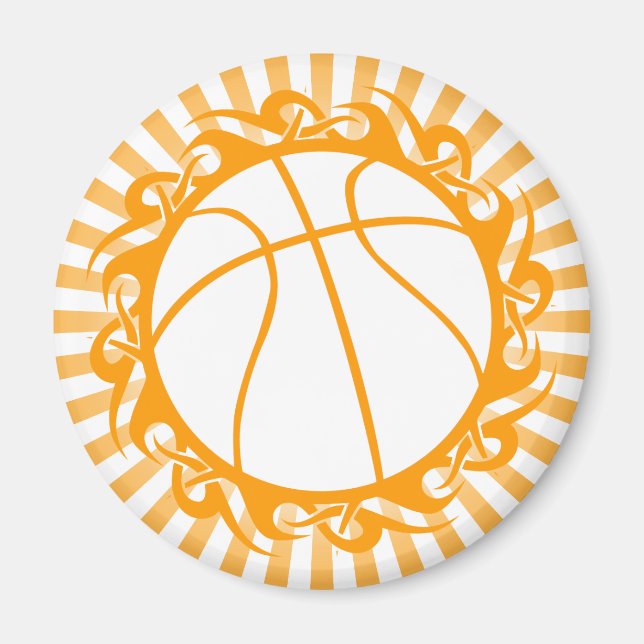 Aimant basketball. tribal. (Devant)