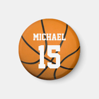 Aimant Basketball Votre nom Personnalisable