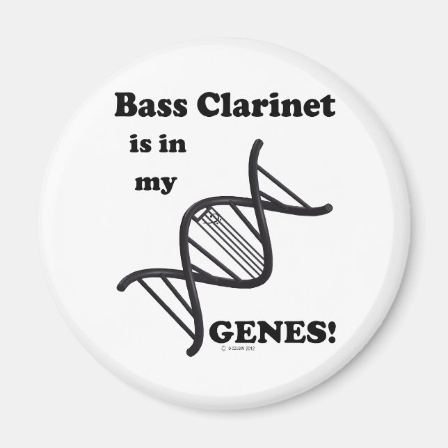 Aimant Bass Clarinet Est Dans Mes Genes (Devant)