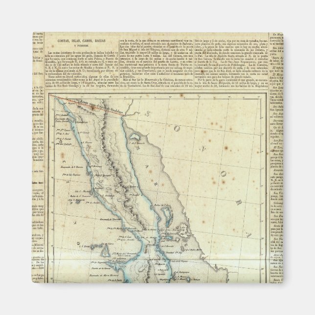 Aimant Basse Californie, Mexique (Devant)