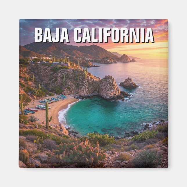 Aimant Basse Californie Mexique Voyage (Devant)