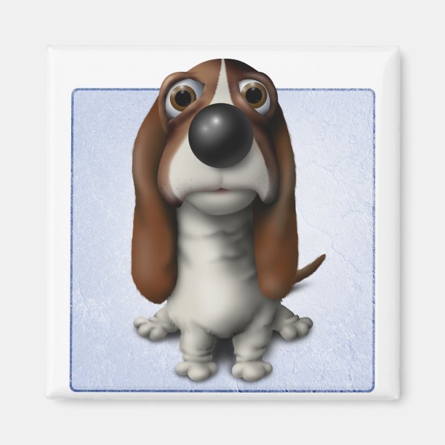 Aimant Basset Hound (Devant)