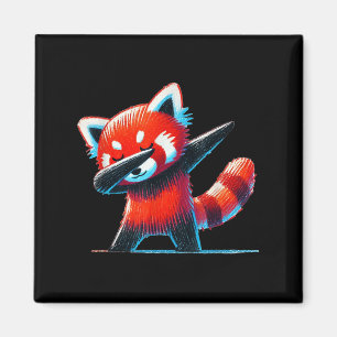 Aimant Bassin De Panda Rouge Pour Amoureux des animaux De