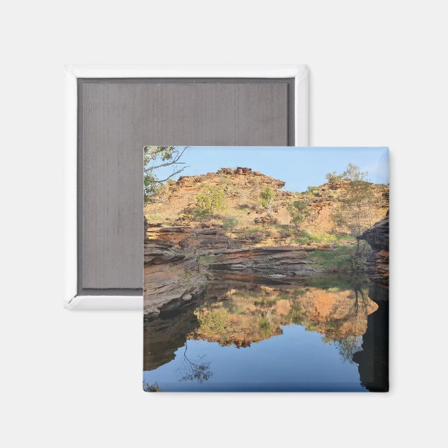 Aimant Bassin de roche de l'Outback (Recto/Verso)