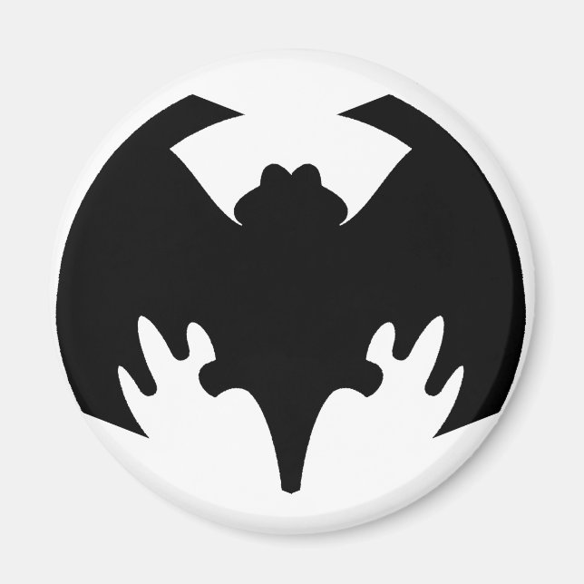 Aimant Bat Black Le MUSÉE Zazzle Cadeaux (Devant)