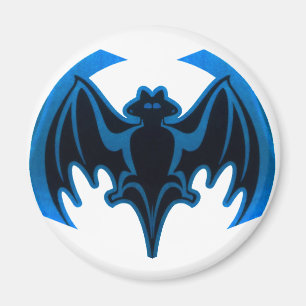 Aimant Bat Bleu Le MUSÉE Zazzle Cadeaux