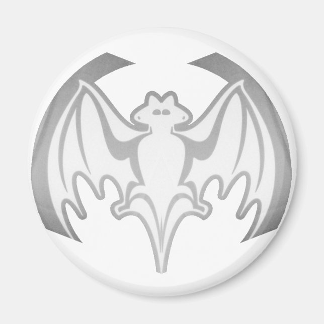 Aimant Bat Gray Inv Le MUSÉE Zazzle Cadeaux (Devant)