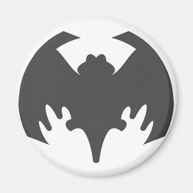 Aimant Bat Grey Le MUSÉE Zazzle Cadfts (Devant)