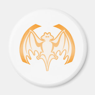Aimant Bat Orange Inv Le MUSÉE Zazzle Cadeaux