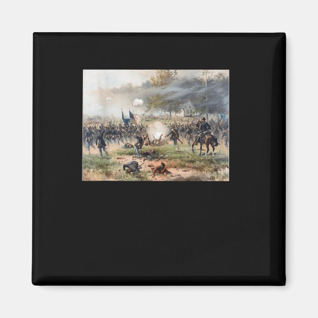 Aimant Bataille D'Antietam - Guerre Civile (Devant)
