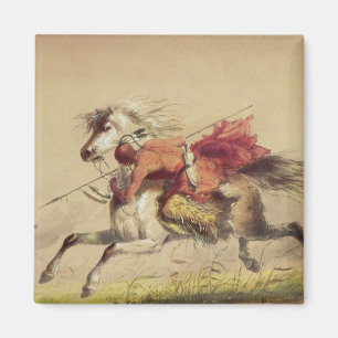 Aimant Bataille De Blue Water Creek Par Alfred Jacob Mill