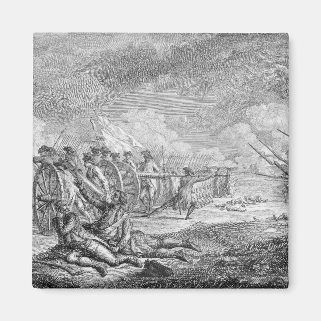 Aimant Bataille de Lexington, du Recueil d'Estampes (Devant)