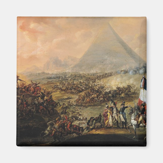 Aimant Bataille de Pyramides, le 21 juillet 1798 (Devant)