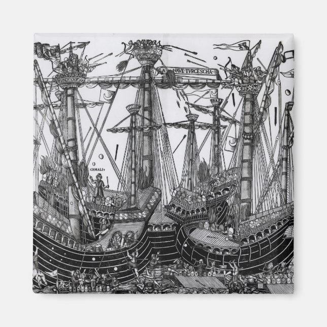 Aimant Bataille de Zonchio en 1499 (Devant)