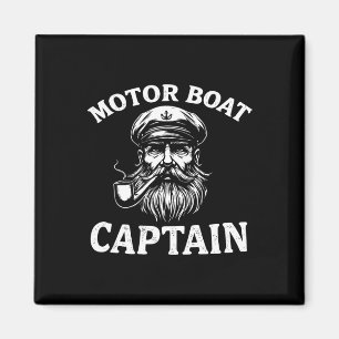 Aimant Bateau à moteur Capitaine Tee Funny Boot Outfit Sa