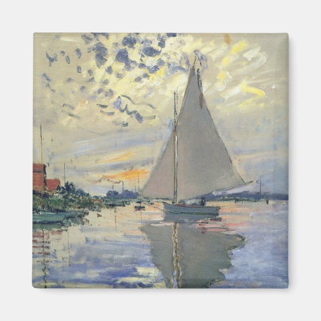 Aimant Bateau à voile au Petit-Gennevilliers par Claude M (Devant)