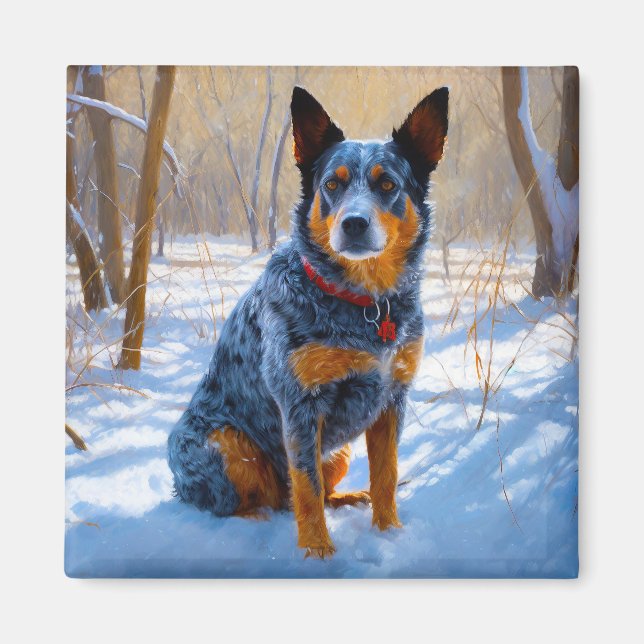 Aimant Bateau Australien Laisser neiger Noël (Devant)