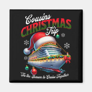 Aimant Bateau de croisière de Noël correspondant aux cous