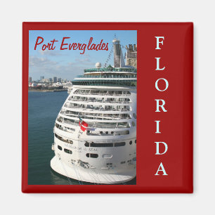 Aimant Bateau de croisière - Enregistrer la date