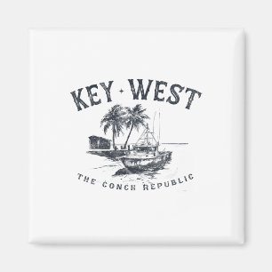 Aimant Bateau de pêche Key West Conch Republic Tackle Cad