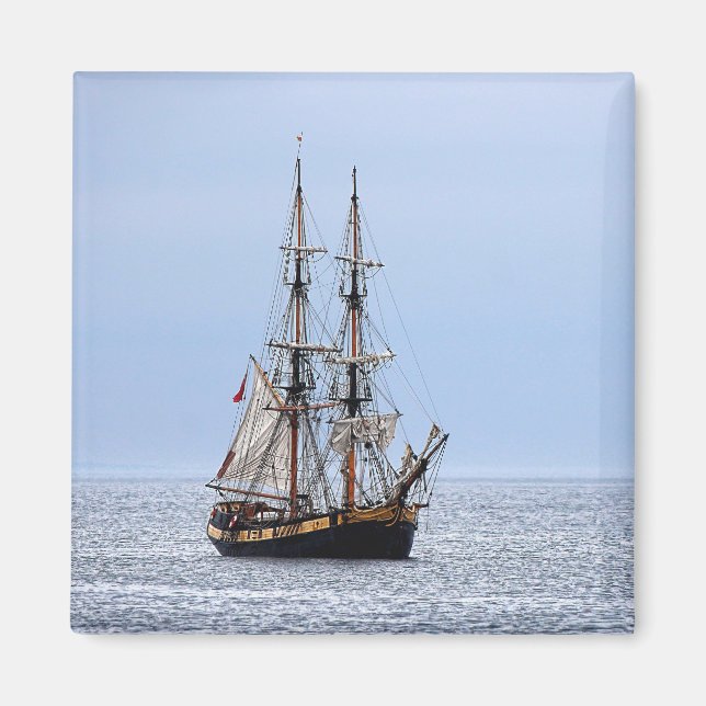 Aimant Bateau de pêche nautique Ciel bleu (Devant)