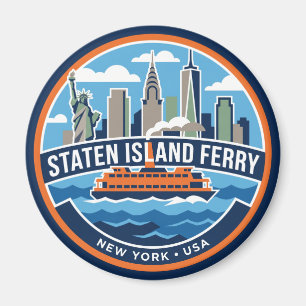 Aimant Bateau de Staten Island USA