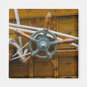 Aimant Bateau en bois antique