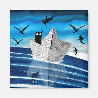 Aimant Bateau en papier
