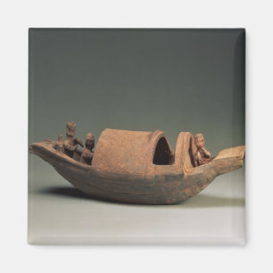 Aimant Bateau et équipage, artefact de tombes