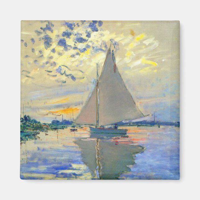 Aimant Bateau Monet au Petit-Gennevilliers (Devant)