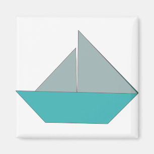 Aimant Bateau Origami