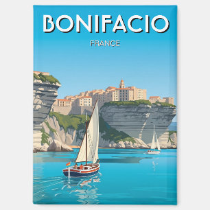 Aimant Bateaux à voile à Bonifacio Corsica France Travel