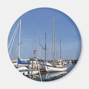 Aimant Bateaux à voile dans le port