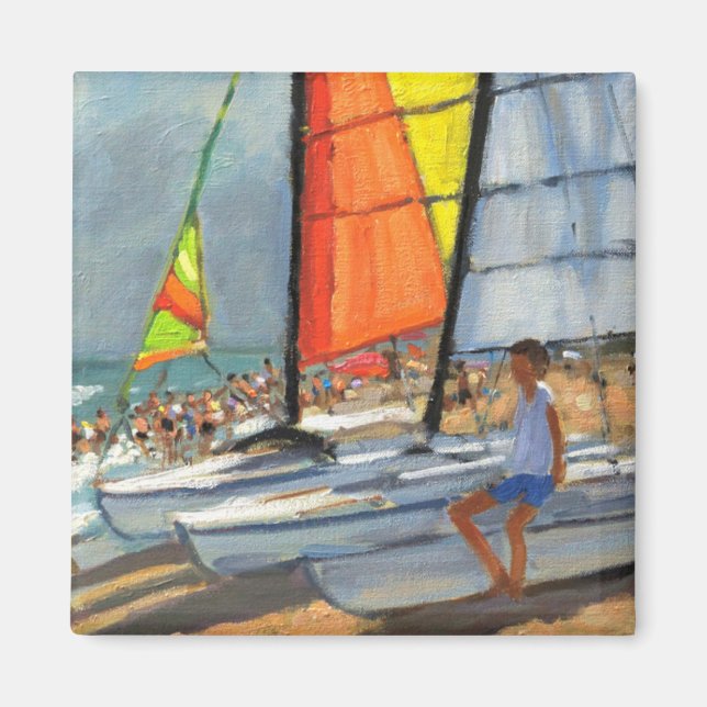 Aimant Bateaux à voile Garrucha Espagne (Devant)