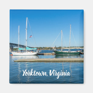 Aimant Bateaux dans la rivière York par Yorktown