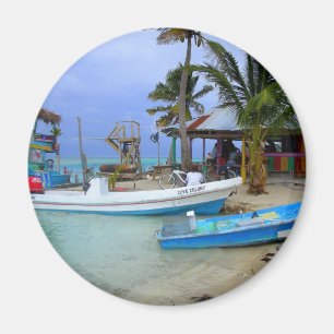 Aimant Bateaux dans le matoir de Caye, Belize