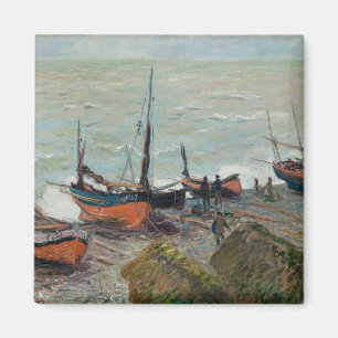 Aimant Bateaux de pêche Claude Monet vintages